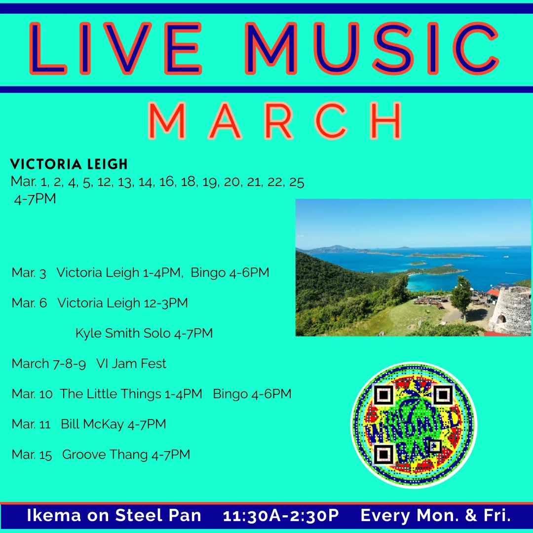 February Live Music at The Windmill Bar